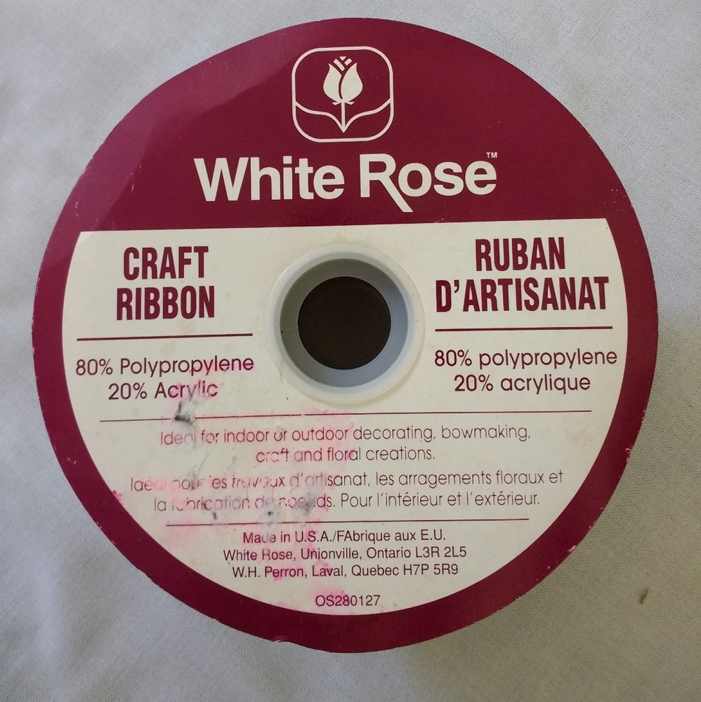 Flocked Poly Craft Ribbon - Picture 3 of 3